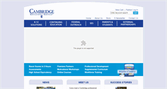Desktop Screenshot of cambridgeed.com