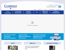 Tablet Screenshot of cambridgeed.com